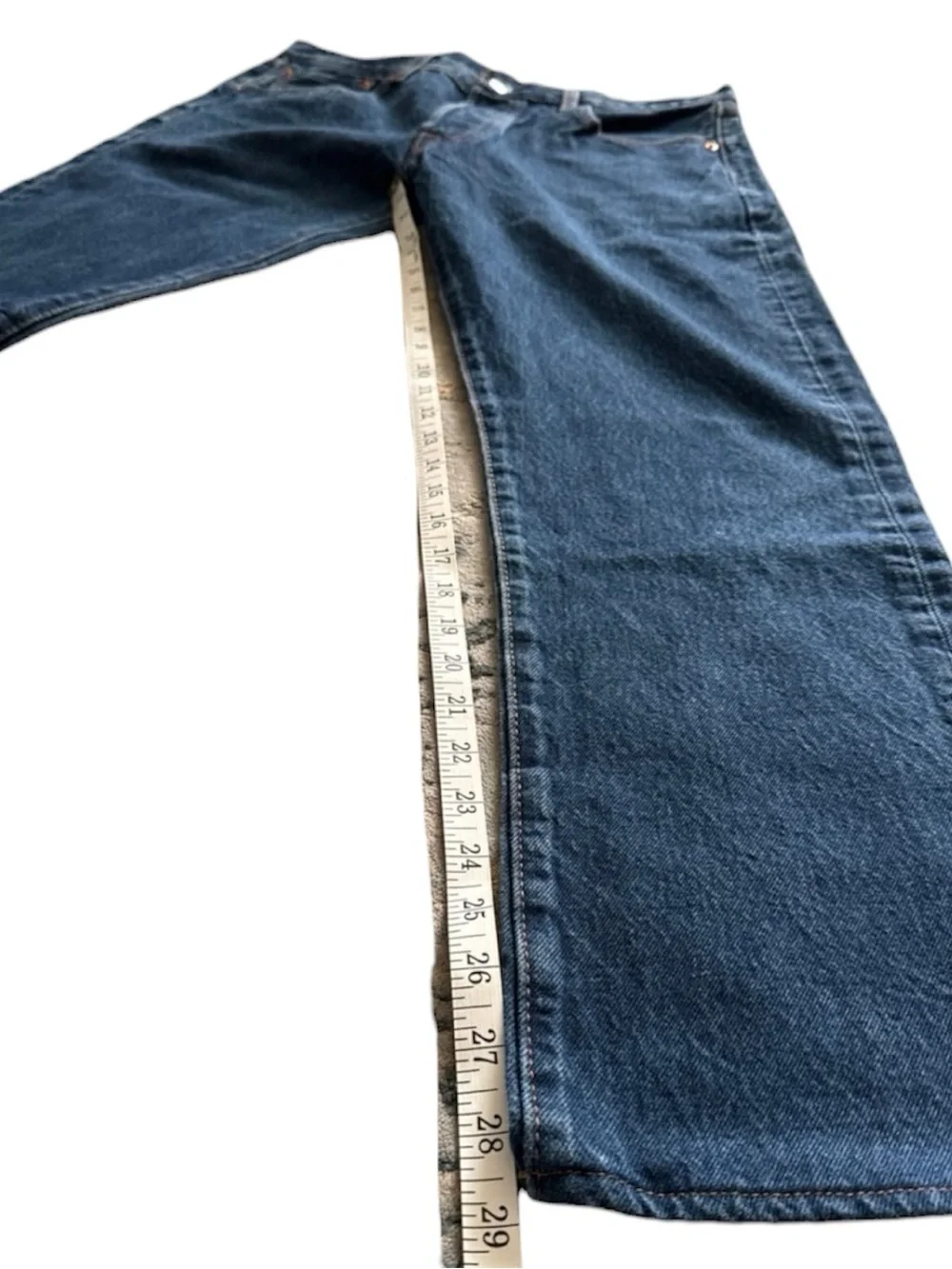 Levi’s 501 Original Fit Dark Wash Jeans Men’s 34x34 Button Fly Denim